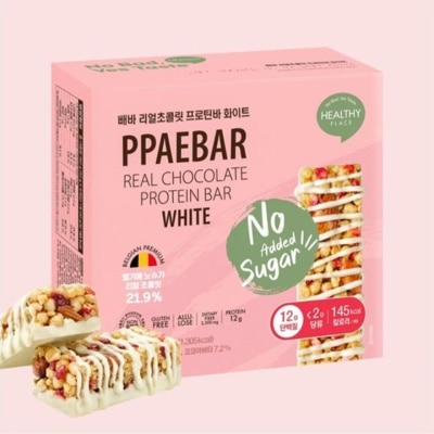 PPAEBAR 高蛋白減肥代餐能量棒(白朱古力) 9條 (商家直送-6個工作天內送貨上;滿$350免運)