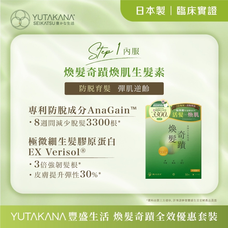 速效防脫 X 濃密生髮 煥髮奇蹟全效套裝