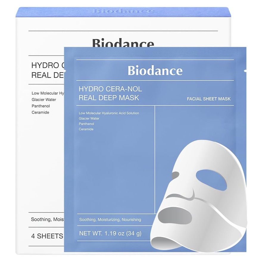 BIODANCE HYDRO CERA-NOL REAL DEEP MASK 34G X 4EA