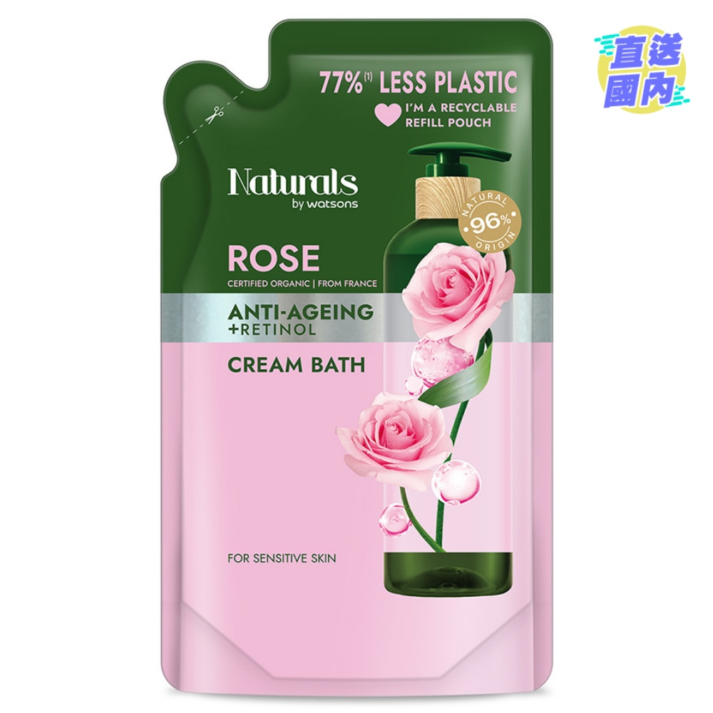 ROSE CREAM BATH REFILL - 450ML