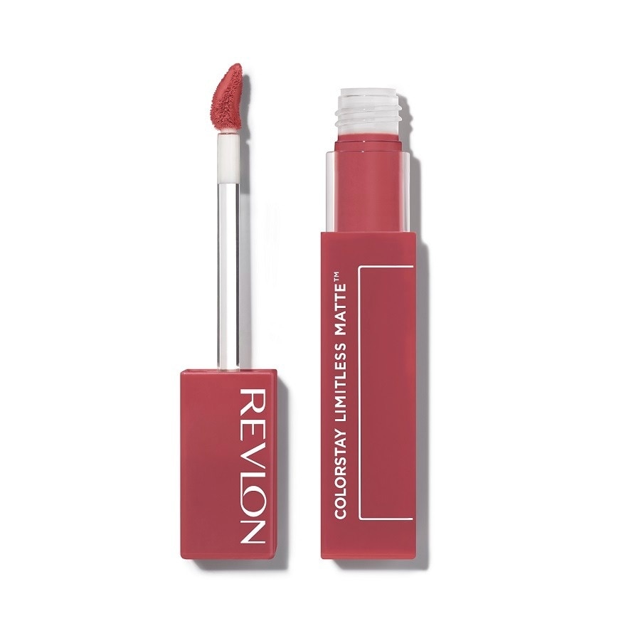 露华浓焕彩无限哑致唇釉 008 热情棕红