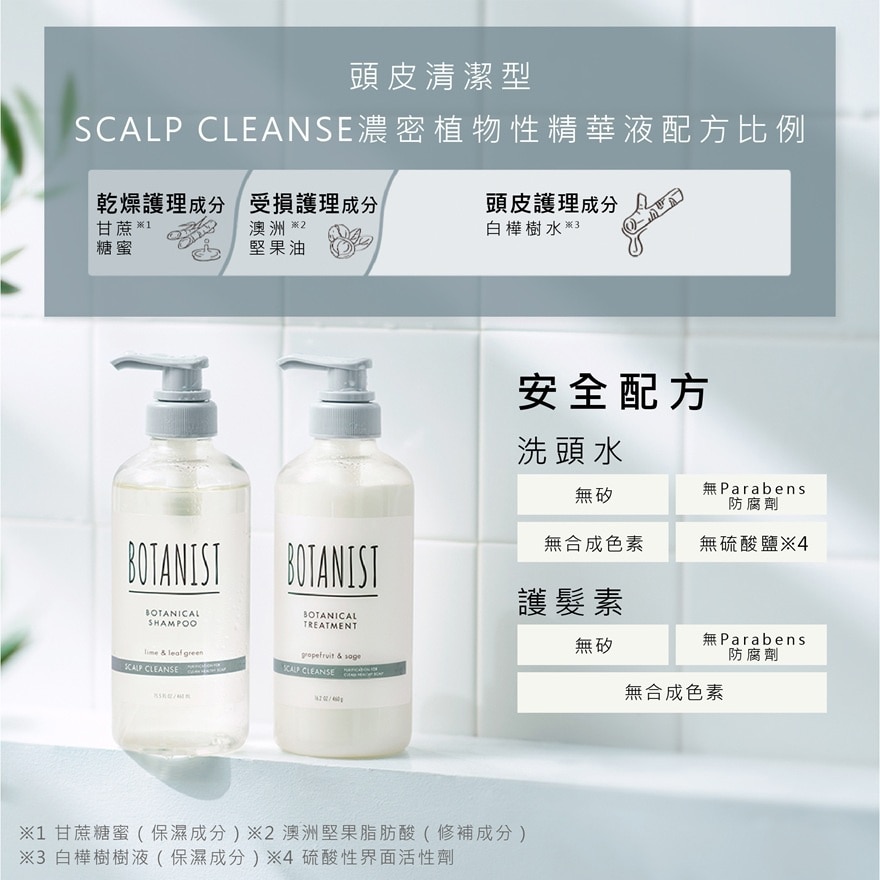 BOTANIST頭皮護理植物性護髮素