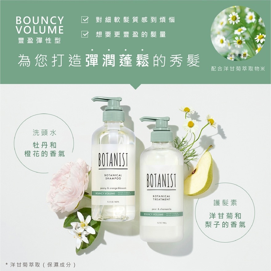 BOTANIST植物性豐盈彈性洗頭水