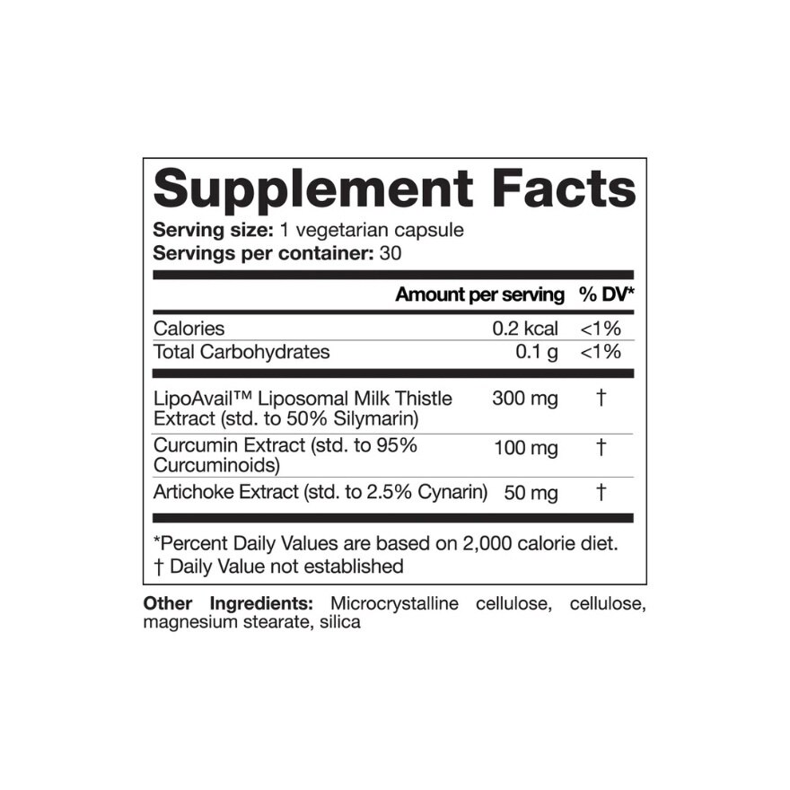 Liposomal Milk Thistle (30 capsules)
