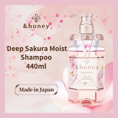 &HONEY &HONEY DEEP MOIST SAKURA SHAMPOO 440ML
