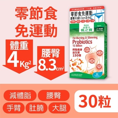 加拿大AG「楓之寶」 燃脂瘦身益生菌 150億 (30粒)