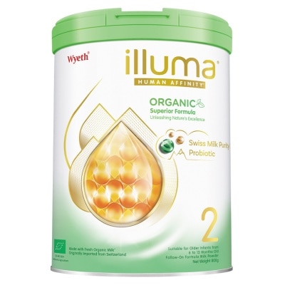 ILLUMA ILLUMA ORGANIC STAGE 2 FOLLOW-ON FORMULA MILK POWDER 800G