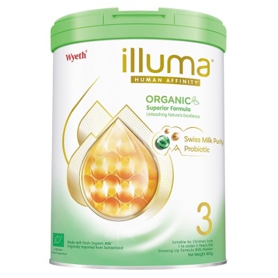 ILLUMA ILLUMA ORGANIC 3號 幼兒成長配方奶粉 800克