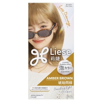 LIESE LIESE泡泡染发剂 - 琥珀闪棕