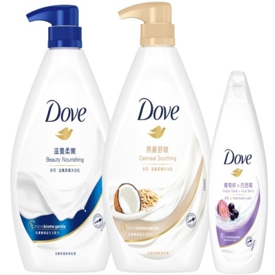 DOVE Dove Oatmeal 1000g + BN 1000g + Freebie (200g)