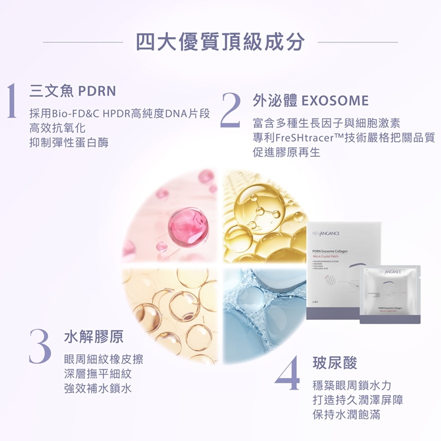 三文魚外泌體膠原晶金鑽眼膜