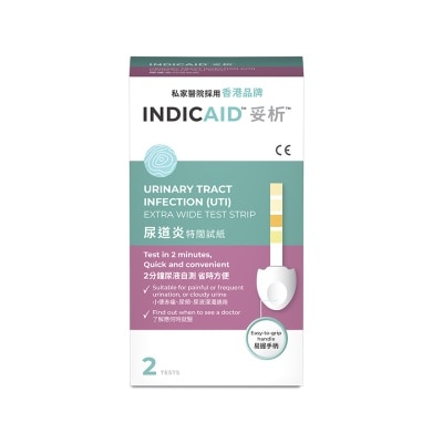 INDICAID INDICAID URINARY TRACT INFECTION TEST STRIP 2S