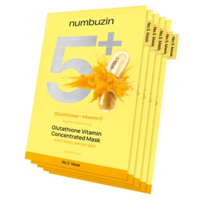 NUMBUZIN NO.5+ GLUTATHIONE VITAMIN CONCENTRATED MASK