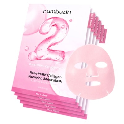 NUMBUZIN - NO.2 ROSE PDRN COLLAGEN PLUMPING SHEET MASK
