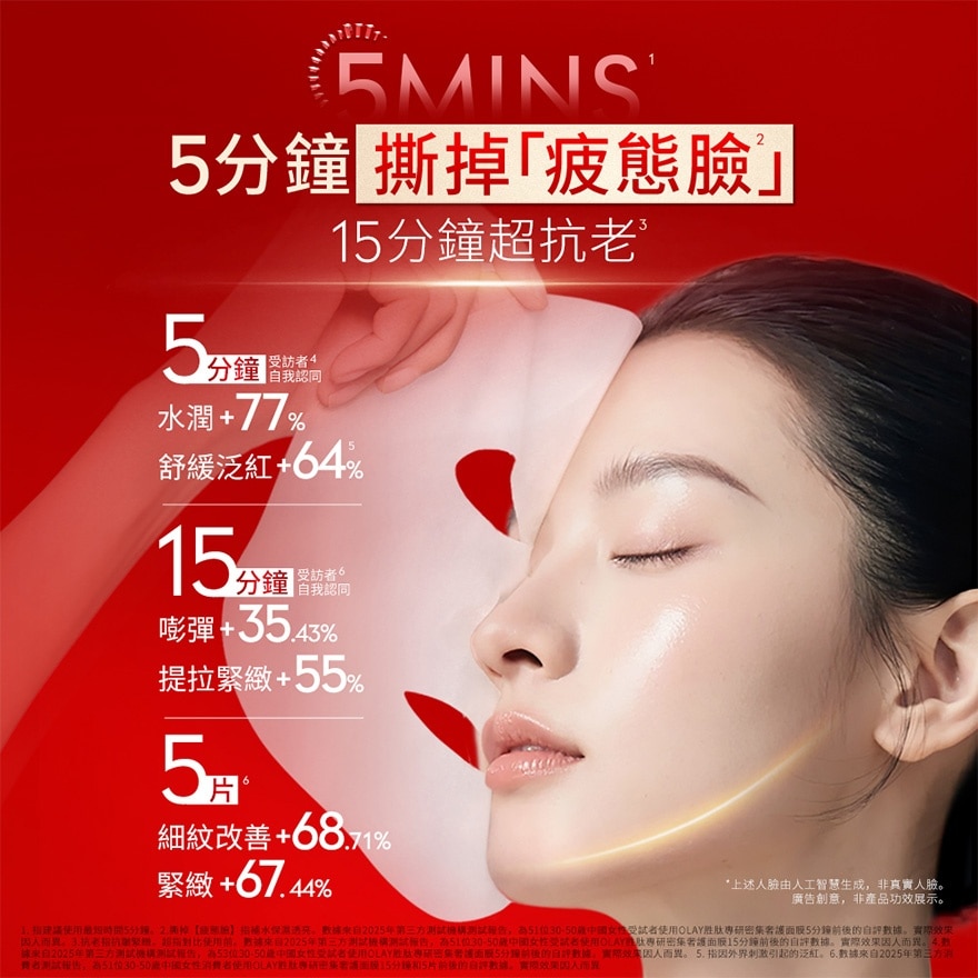 OLAY FACE MAGIC MASK 5P