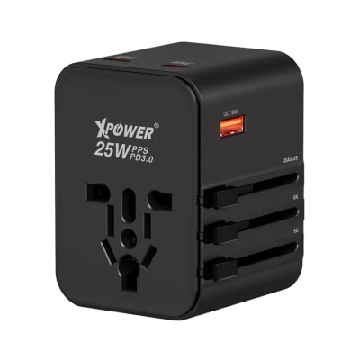 XPOWER TA3B 25W 4 OUTPUT PD 3.0/PPS TRAVEL ADAPTER