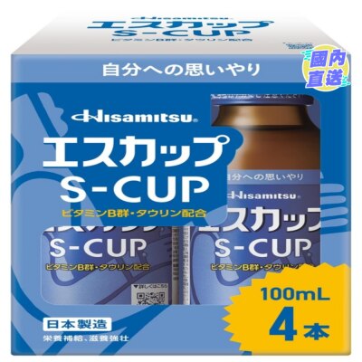 HISAMITSU - S-CUP S-CUP 营养能量补充饮品 100ML X 4支装