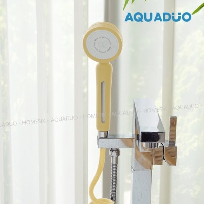 AQUADUO 花系牛油色 除氯增压沐浴过滤花洒头 (连滤芯) SF-S580-BT(商家直送-5个工作天内送到府上;满$500免运)
