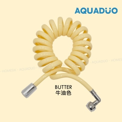 AQUADUO 防缠结花洒水喉(3米)-牛油色SP-3M-BT(商家直送-5个工作天内送到府上;满$500免运)