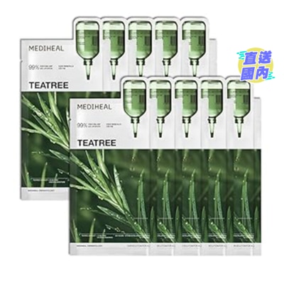 MEDIHEAL 茶树镇静导入精华面膜10片