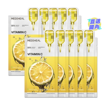 MEDIHEAL MEDIHEAL 维他命C提亮保湿面膜10片