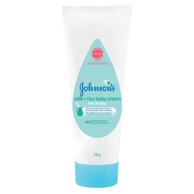 JOHNSON'S JOHNSON'S MILK + RICE FACE & BODY CREAM 100G