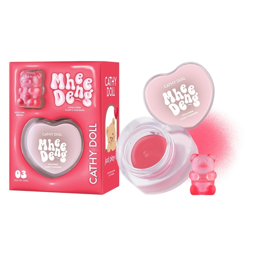 CATHY DOLL CATHY DOLL MHEE DENG LIP & CHEEK FLUFFY PUDDING# 03