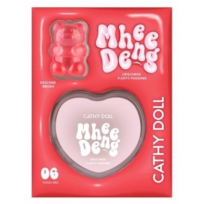 CATHY DOLL 蓬鬆果凍唇頰膏#06 蜜糖紅