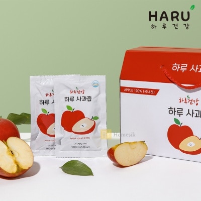 HARU HEALTH  NFC純苹果汁100MLX30包裝(商家直送-5个工作天内送到府上;满$500免运)