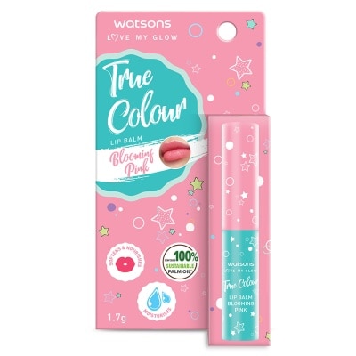 WATSONS - WATSONS TRUE COLOUR BLOOMING PINK LIP BALM