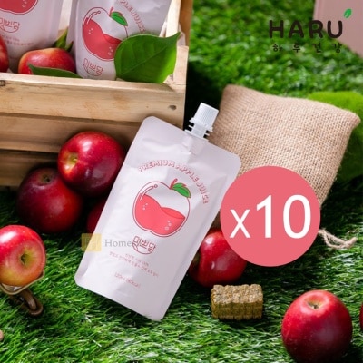 HARU HEALTH Premium 100% NFC Apple Juice (120ml x 10packs) (SUPPLIER DELIVERY–5 WORKING DAYS;FREE DELIVERY UPON $500)