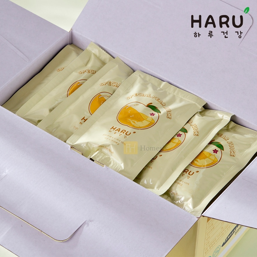 Premium 100% NFC Pear and Balloon Flower Juice (100ml x 10packs) (SUPPLIER DELIVERY–5 WORKING DAYS;FREE DELIVERY UPON $500)