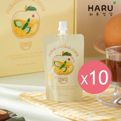 HARU HEALTH Premium 100% NFC Pear and Balloon Flower Juice (100ml x 10packs) (SUPPLIER DELIVERY–5 WORKING DAYS;FREE DELIVERY UPON $500)