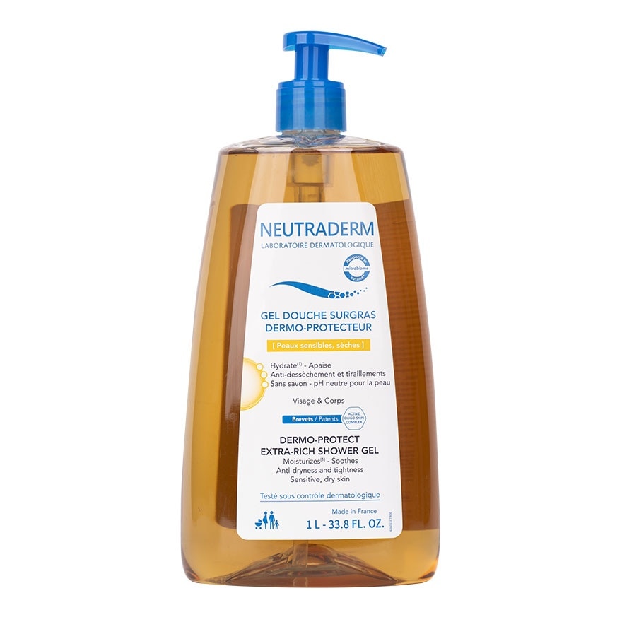 NEUTRADERM DERMO-PROTECT EXTRA-RICH SHOWER GEL 1L