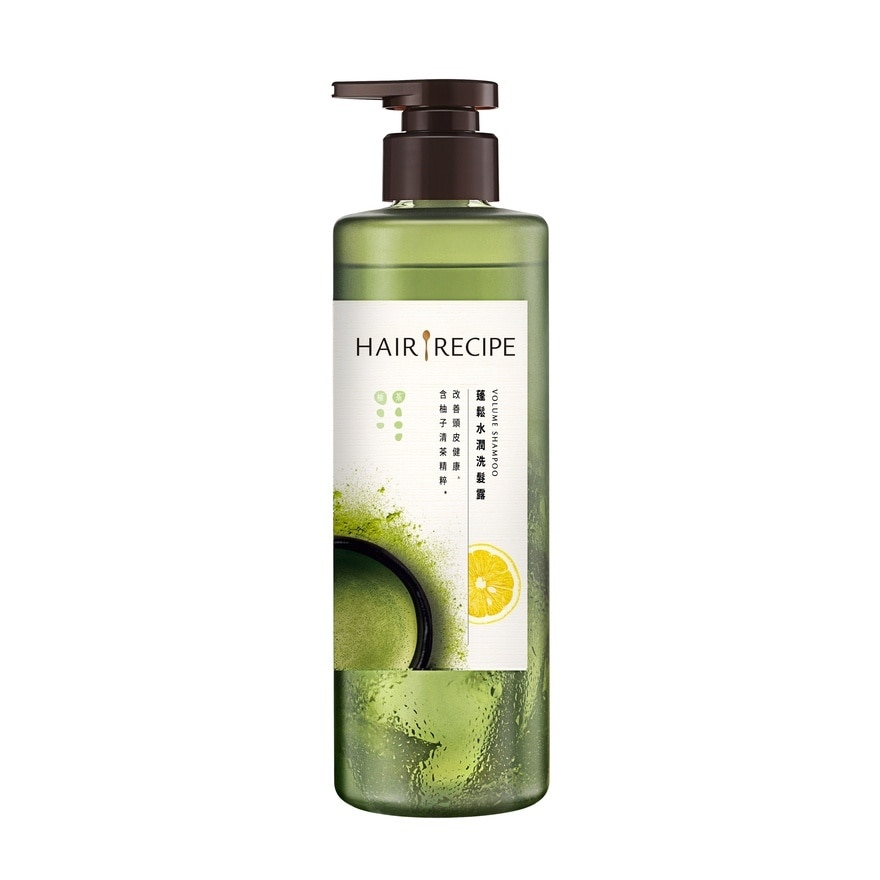 HAIR RECIPE YUZU & TEA VOLUME SHAMPOO 510G