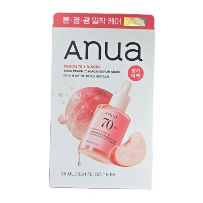 ANUA ANUA桃子美白面膜5+1