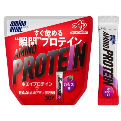 AMINO VITAL AMINOVITAL 胺基酸乳清蛋白粉末 黑加仑子味 30包