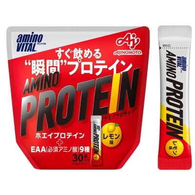 AMINO VITAL AMINOVITAL 胺基酸乳清蛋白粉末 柠檬味 30包