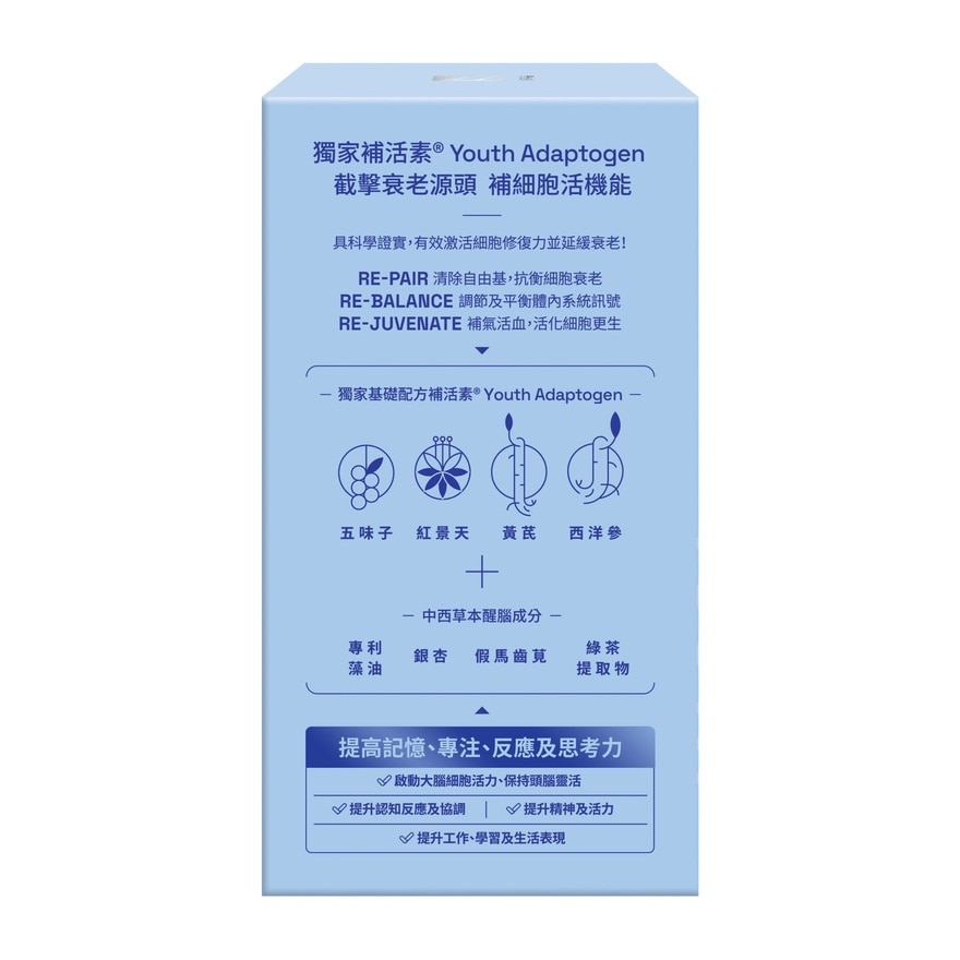 好幸福補活素醒腦配方60粒