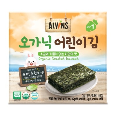 ALVINS - ALVINS 有机原味紫菜 15克 (1.5克*10包)