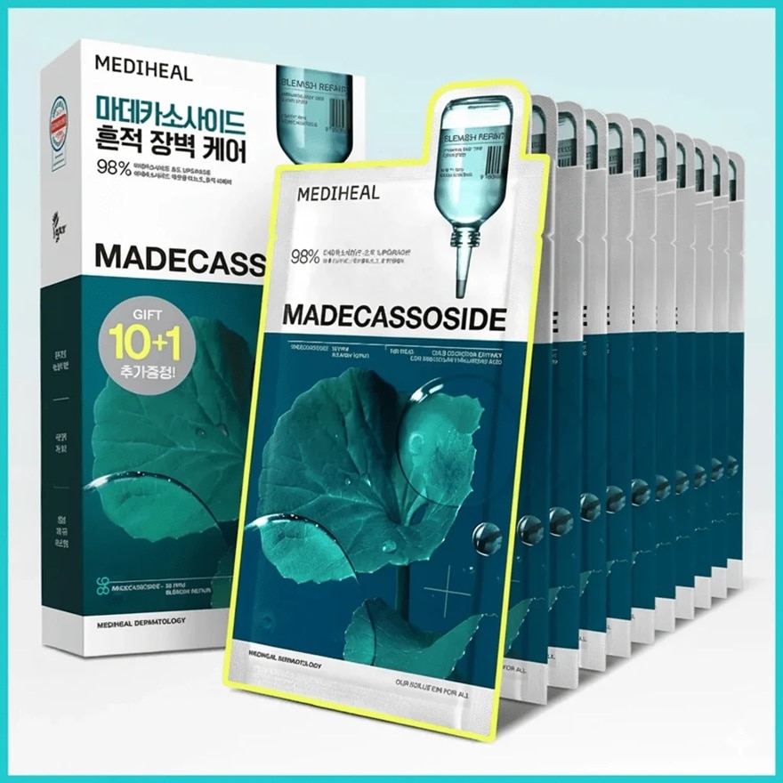 MADECASSOSIDE MASK PACK 10+1PCS