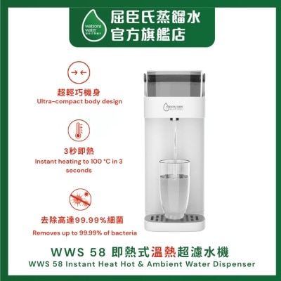 WATSONS WATER WWS 58 即熱式溫熱超濾水機