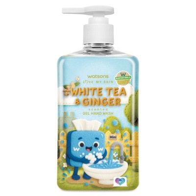 WATSONS - WHITE TEA & GINGER SCENTED GEL HAND WASH 500ML