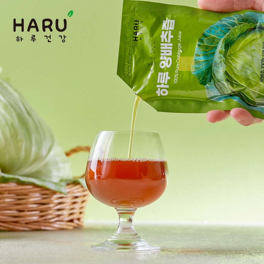 100% NFC Pure Cabbage Juice (100ml x 10packs) (SUPPLIER DELIVERY-5 WORKING DAYS; FREE DELIVERY UPON $500)