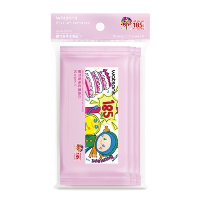 屈臣氏 - ASW 185 櫻花清香濕紙巾