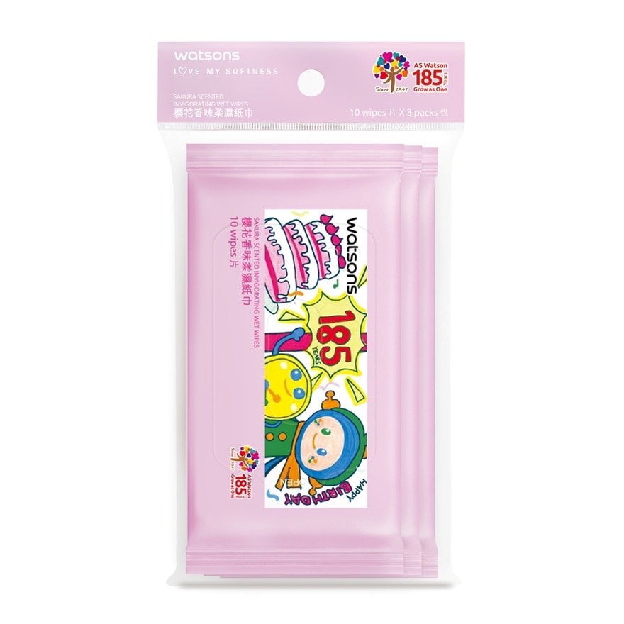 ASW 185 櫻花清香濕紙巾