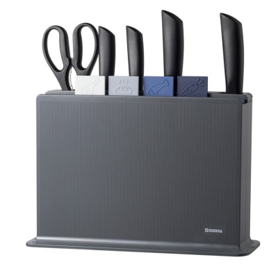 SENSODYNE 5件套厨房刀具+分类砧板连刀座