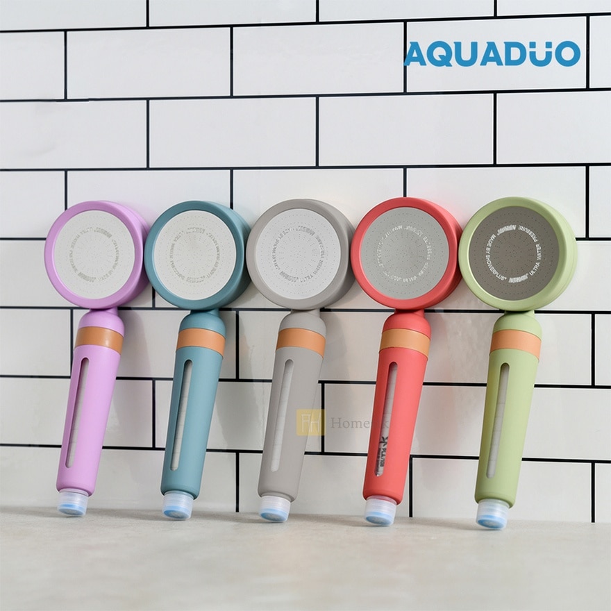 花系加宽版 灰色除氯沐浴过滤花洒头 (连滤芯) SF-S580W-GY (商家直送-5个工作天内送到府上;满$500免运)