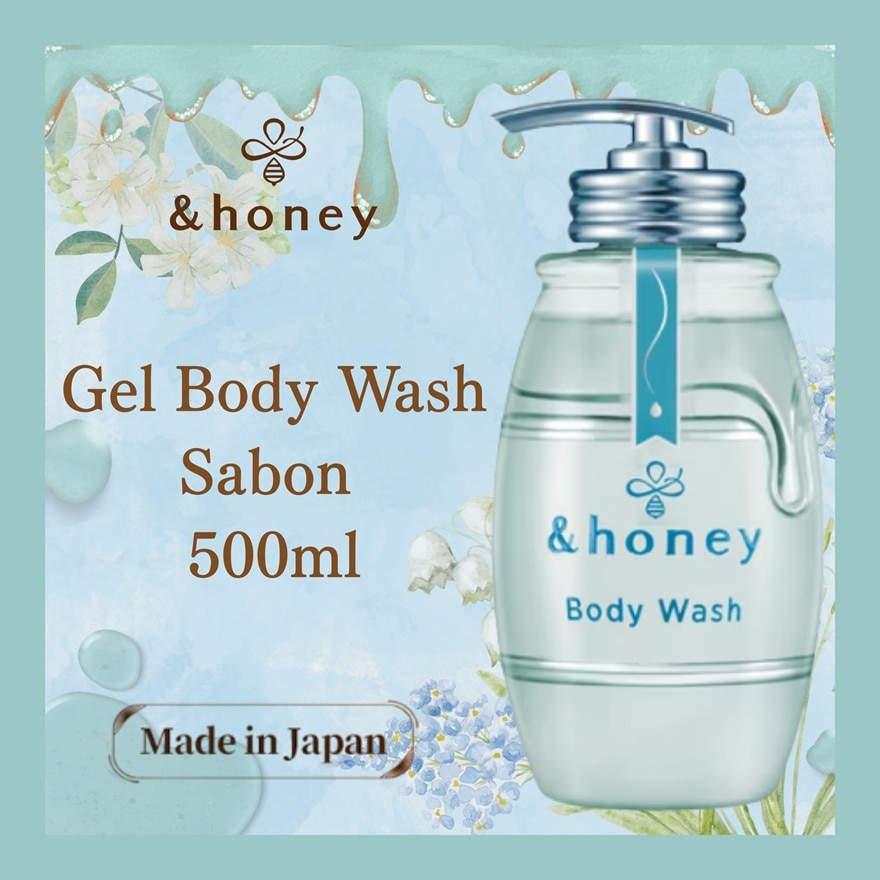 &HONEY SABON GEL BODY WASH 500ML