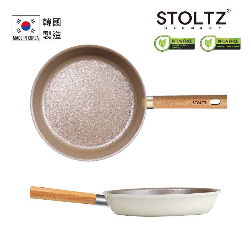 Cream 28cm Frypan (Applicable with Induction and Gas) CRNTLF-28 (SUPPLIER DELIVERY-5 WORKING DAYS; FREE DELIVERY UPON $500)